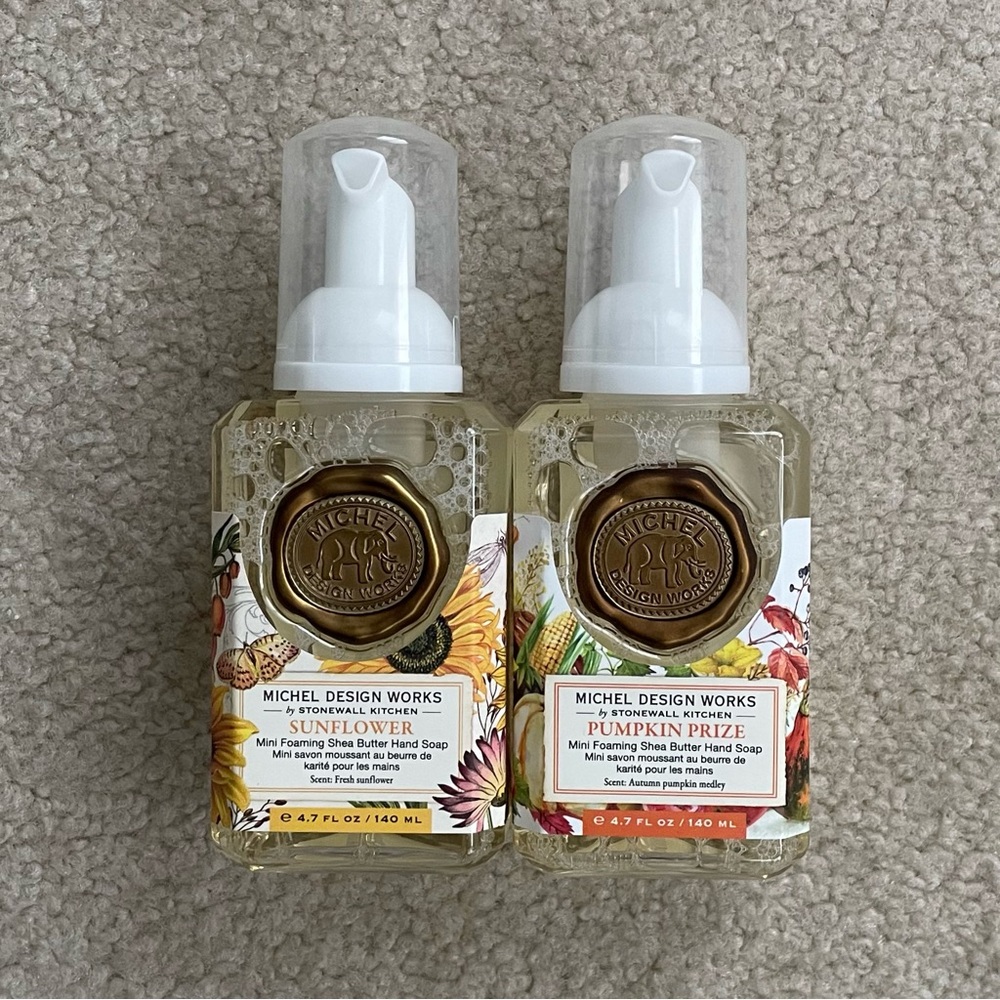 Michel Design Works Mini Foaming Hand Soap Set: Sunflower + Pumpkin Prize
